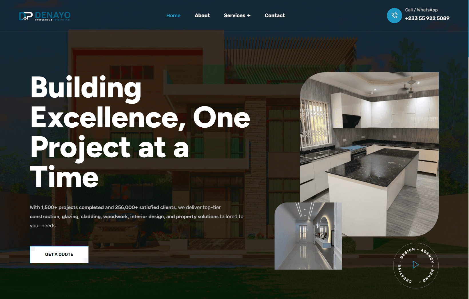 Denayo Properties & Investments project by Clispy Solutions