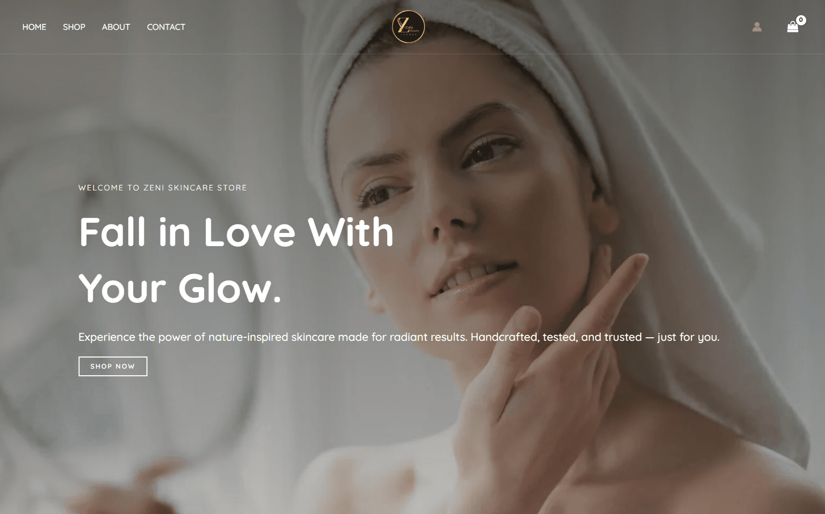 Zeni Skincare project by Clispy Solutions
