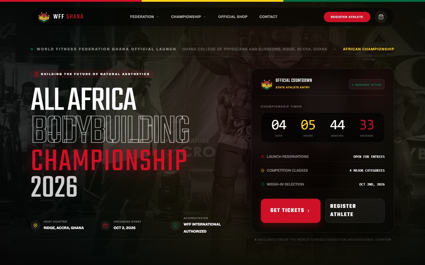 WFF Ghana website